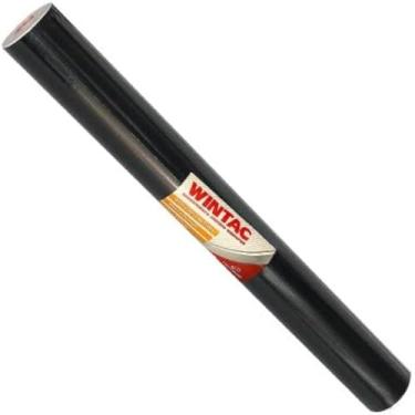 Imagem de Papel adesivo preto, semi-brilho, dez metros, para superficies, facil aplicacao, renovar, duradouro, moderno