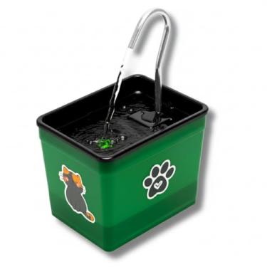 Imagem de Bebedouro Fonte de Água para Gatos - Bivolt, Super Silencioso e Econômico, Automático, Hidratação Segura, Ideal para Pets Domésticos, Manutenção Fácil (Branco)