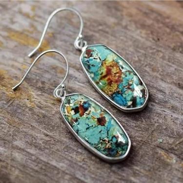 Imagem de 1 par de brincos hexagonais elegantes para uso diário, joias simples e adoráveis, presentes para mulheres, aniversário para ela, acessórios de moda