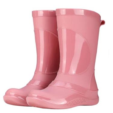 Imagem de Tênis feminino moderno e casual de borracha impermeável e de trabalho, Rosa, 36 BR