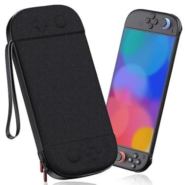 Imagem de Slim Carrying Case for Nintendo Switch 2 2025, Hard Shell Travel Case with 12 Game Card Slots, Portable Carry Bag for Switch 2 Console Black
