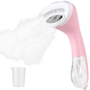 Imagem de Vaporizador de Roupas Portátil 1100W Potente Aquecimento Rápido em 20s Removedor Rugas Tanque Água Desmontável 150ml Ferro a Vapor Funciona Todos os T