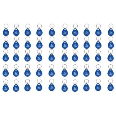 Imagem de Kit 50x chaveiro de proximidade mifare keytags 13.56 mhz garen