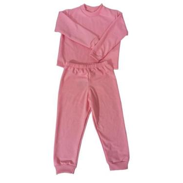 Imagem de Pijama infantil menina moletinho flanelado por dentro 0 a 4 anos - Gér