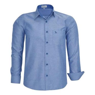 Imagem de Camisa Social Comfort Amil Manga Longa Bolso Tecido Pigmentado 1873, A