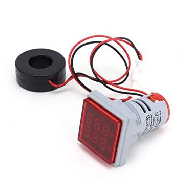 Imagem de Dioche Indicador de Sinal de Corrente Luz de Lâmpada Quadrada Universal AD16 22FVA 60 500V AC 2 Retardante de Exibição Durável para Monitoramento de Equipamentos Elétricos Industriais (Vermelho)