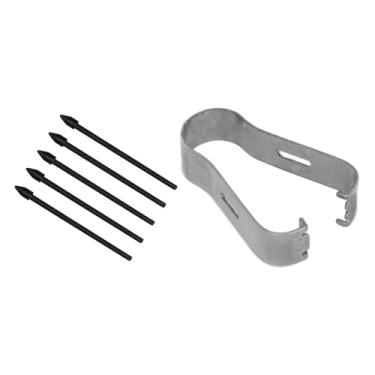 Imagem de Dioche Pontas de Caneta de Substituição 5 Unidades, Precisas, Sensíveis a Arranhões, Sem Toque, Pontas de Caneta Stylus para Tab S6 S7 S7 + S6 Lite Note10 Note20 Feito de Material ABS (Preto)
