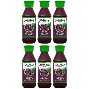 Imagem de Suco Uva e Maçã NATURAL ONE 180ml Pack c/ 6 unidades, 1, Uva