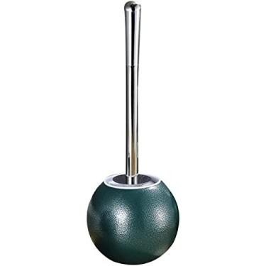 Imagem de Escova de vaso sanitário sem cantos mortos, escova de vaso sanitário, cabo longo para cantos mortos, cabelo macio, montagem na parede, kit de limpeza de vaso sanitário, suporte de escova de banheiro