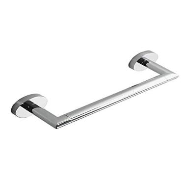 Imagem de CGKs6anmU Toalheiro montado na parede toalheiro de cobre suporte de toalha base quadrada acabamento cromado polido para banheiro ou cozinha 14 polegadas (36 cm)