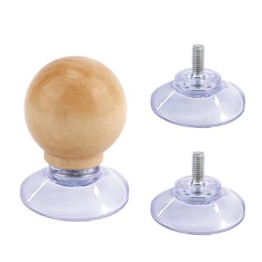 Imagem de Cabo de Madeira para Régua de Patchwork com 2 Ventosas Fortes, Ideal para Costura Corte e Artesanato em Patchwork Perfeito os Entusiastas do Faça Você Mesmo