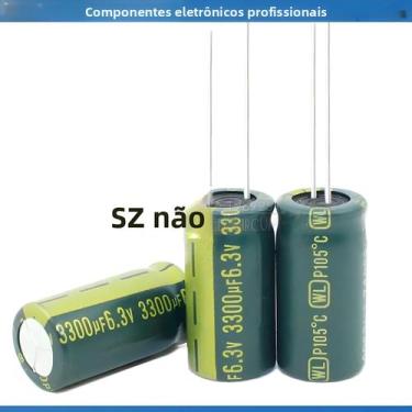 Imagem de Capacitor Eletrolítico De Alta Tensão 6.3V 16V 25V 35V 50V 63V 200V 40
