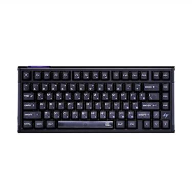 Imagem de ATK Teclado para jogos RS7 V2 75% alumínio com efeito Hall, 81 teclas, gatilho rápido 0,28 ms, estrutura dupla TOP/Core-Flex, interruptores magnéticos ajustáveis, Esports (V2/LEV Ultra/Preto)
