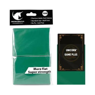 Imagem de Protetores De Cartas TCG Foscos Tamanho Padrão 100 Unidades 66x91mm Pa