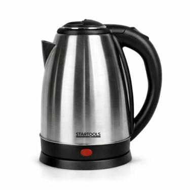 Imagem de Chaleira Elétrica Aço Inox, 2 Litros, 127V 1000W, Desligamento Automático, Base Giratória 360°, Alça Isotérmica (127V)