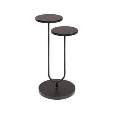 Imagem de Mesa Lateral Bliss Preto Westwing - Westwing Collection, Preto, MDF