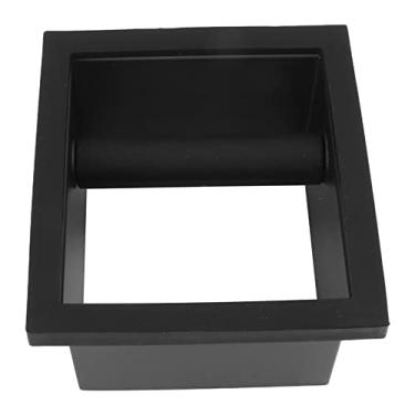 Imagem de AYNEFY Caixa de Batida de pó de café, Design Quadrado Sem Fundo, Preto, Material de Aço PTFE de Borracha, Caixa de Resíduos para Máquina de café de, Suprimentos para Cafeteira
