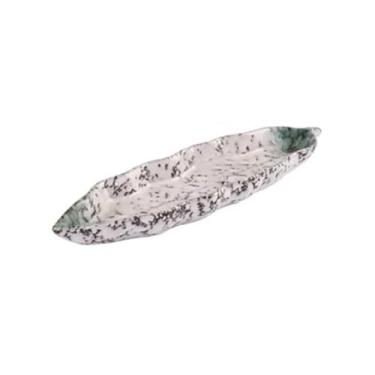 Imagem de Copos de charcutaria, prato de sushi, prato de cerâmica, lanches, personalidade, retrô, conjunto de utensílios de mesa, pratos de suflê (cinza)