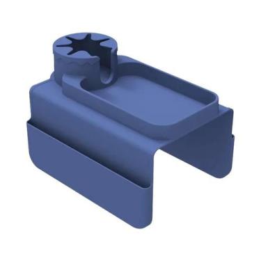 Imagem de Bandeja De Silicone Para Braço De Sofá Com Suporte Para Copo E Armazen