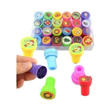 Imagem de Carimbos Sortidos De Natal Para Crianças, 24 Designs, Carimbos Autoent