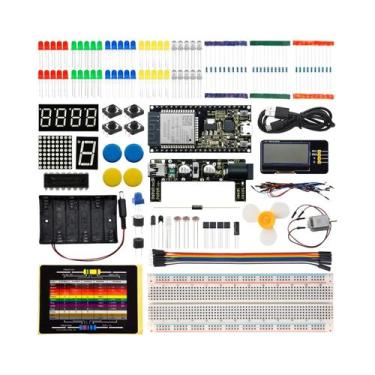 Imagem de Kit Básico De Aprendizado ESP32 Para Programação Arduino Python, Compo
