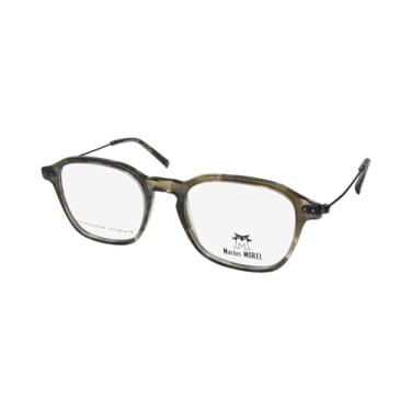 Imagem de MOREL Marius 60164m Armação de óculos/óculos feitos à mão acetato premium francês masculino autêntico [50-20-145, cinza]