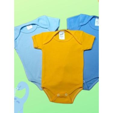 Imagem de Body Bebê Kit Promocional 3 Peças Antialérgico Premium Envio Imediato 