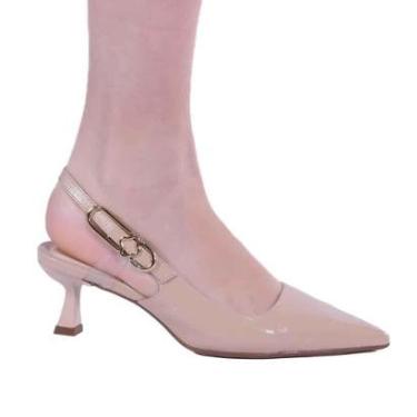 Imagem de Sapato Feminino Zariff Slingback T3814-335 Nude-Feminino