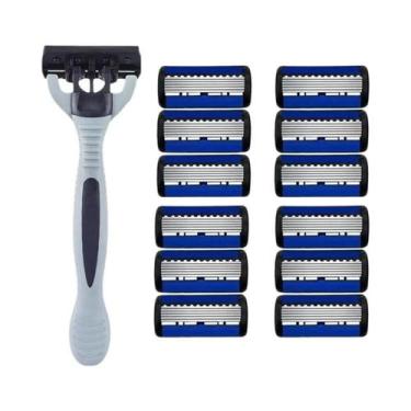 Imagem de Aparelho De Barbear Manual Clássico De 6 Lâminas Para Homens E Mulhere