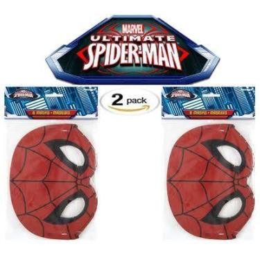 Imagem de Máscara de Fiesta de Spider-Man Marvel, paquete de 2 con 8 unidades