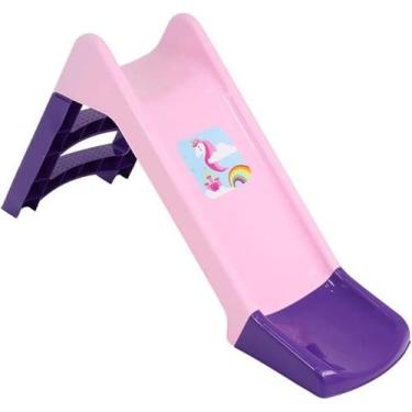 Imagem de Escorregador Infantil Unicórnio Com Extensão De 2 Degraus - Bel Fix