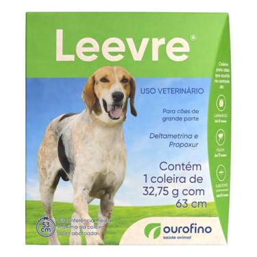 Imagem de Coleira Antipulgas E Carrapatos Para Cães Leevre 63cm M/g Multicolor -