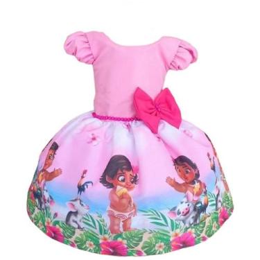 Imagem de Vestido Temático Moana Baby Pérola - ED_KIDS, 2, Rosa