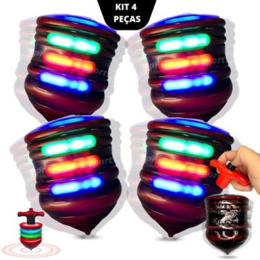 Imagem de Piao Musical Com Luz E Som Piao Dragao De Combate - - Europio, Kit com