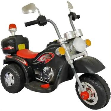 Imagem de Moto Elétrica Infantil Guarda Bang Toys 6 Velocidades Preto