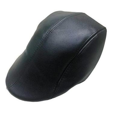 Imagem de Boina Masculina Preto Chapéu Vovô Idoso Clássico Casual - Comprando co