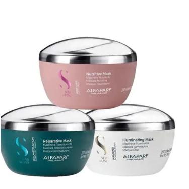 Imagem de Kit Cronograma Capilar Home Semi Di Lino - Alfaparf Milano