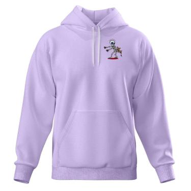 Imagem de Casaco De Moletom Blusa De Frio Bolso Canguru Com Capuz-Unissex