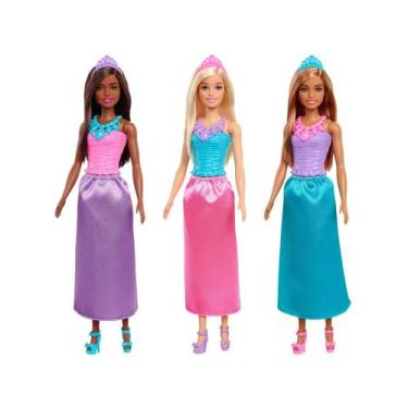 Imagem de Barbie Dreamtopia Princesas Básicas Loira HGR01 - Mattel, Colorido, Dr