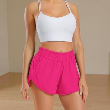 Imagem de Short Tactel Feminino Bolso Corrida Academia Praia Verão 661 - Iron, R