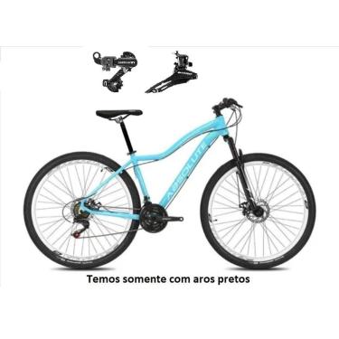 Imagem de Bicicleta Aro 29 Absolute Hera Feminina Alumínio 24v Câmbios Shimano Garfo Suspensão - Azul