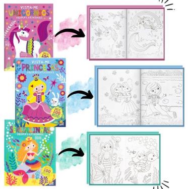 Imagem de Kit Vista-me! Sonhos Encantados: Sereias + Princesas + Unicórnios  Cri