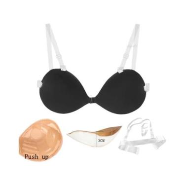 Imagem de Sutiã De Silicone Reutilizável Sem Alças E Sem Costura, Invisível, Com