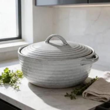 Imagem de  Sopeira Jade Cinza Claro D. 27,5x13,5cm 2,20litros L`Hermitage