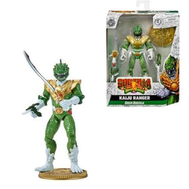 Imagem de Boneco Green Godzilla Kaiju Sunny Articulado Com Espada 14cm