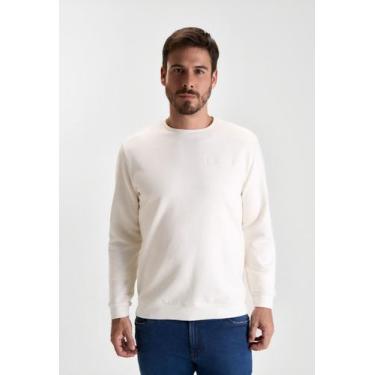 Imagem de Blusão docthos slim premium cotton com estampa, 115 off white, M