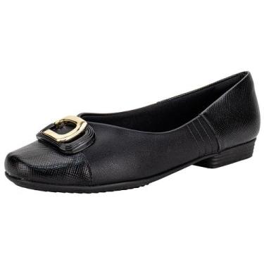 Imagem de Sapatilha feminina flat piccadilly 250262, Preto, 37