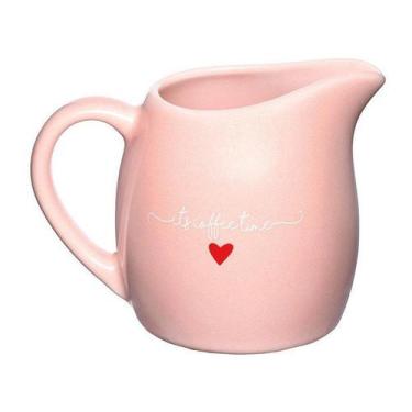 Imagem de Leiteira Hauskraft de Porcelana 245ml Lamour, 245ml, Rosa
