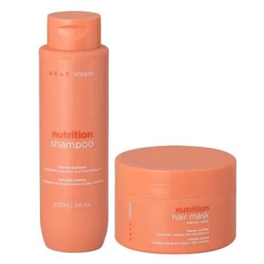 Imagem de Kit Braé Stages Nutrition Shampoo 250ml + Máscara 200g