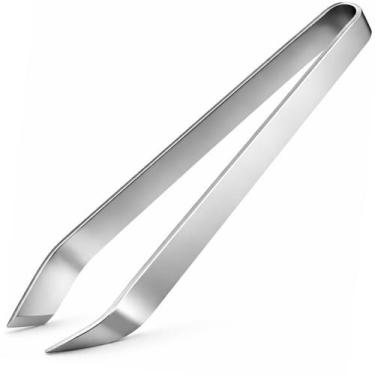 Imagem de Pinça Culinária Aço Inox Remover Espinha Peixe Osso Cozinha - NilosDec